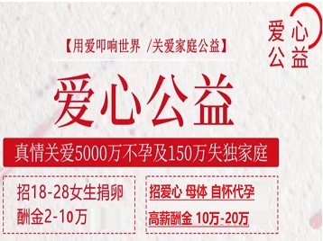 天桥捐卵助孕生子 爱心志愿者招募